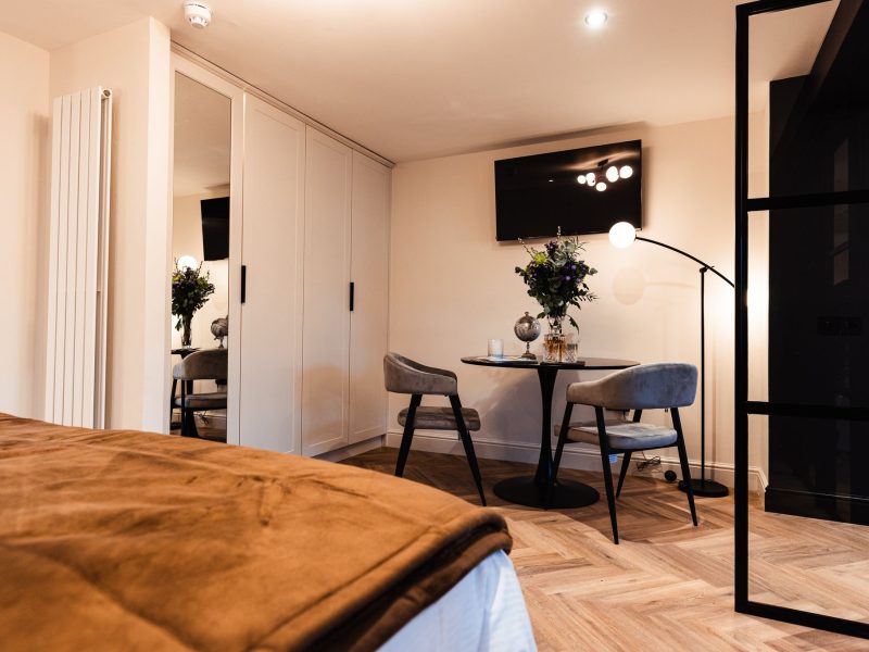 Bedroom and Dining Space